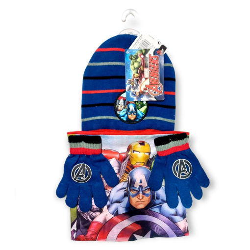 Picture of AVENGERS 3 PIECE WINTER SET COLOUR BLUE